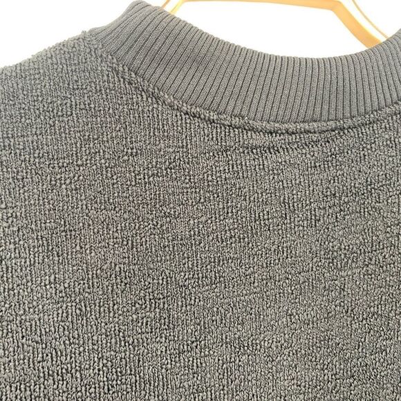 Zara Basic Black Crew Neck Sweatshirt/Sweater Unisex - Picture 8 of 11